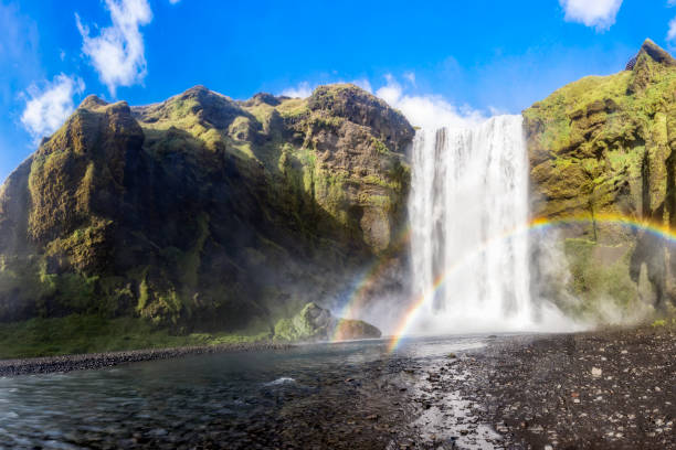 istock Skogafoss Waterfall in south of Iceland 853292356