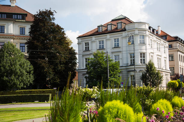 istock Planting at Karolinenplatz in Munich at sunshine 853308100