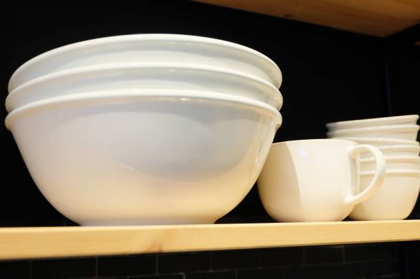 istock Set of Ceramic Bowls and Coffee Cups 853313132