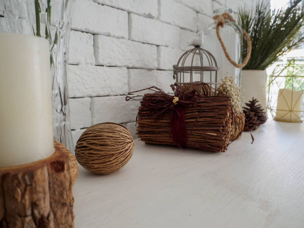 istock Shabby chic interior decor for a farmhouse 853317782