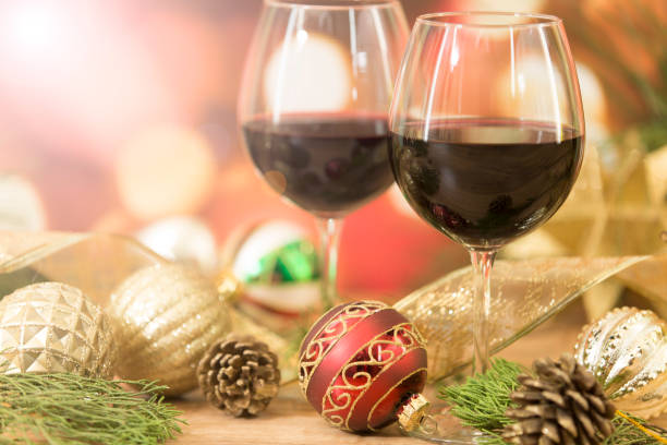 istock Christmas holiday party, wine tasting event. 853334062