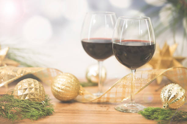 istock Christmas holiday party, wine tasting event. 853335698