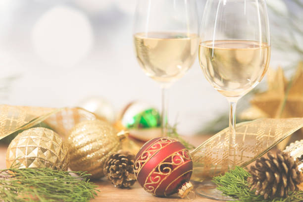 istock Christmas holiday party, wine tasting event. 853336740