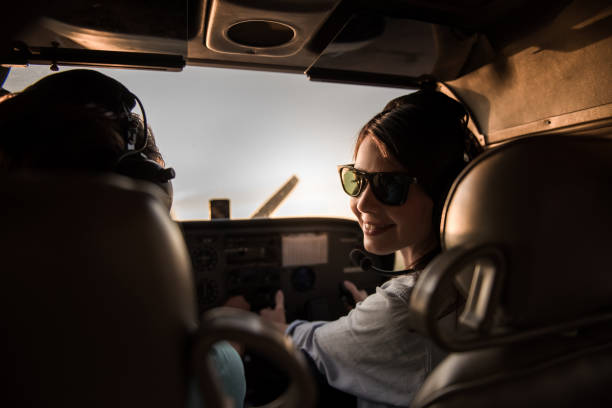 istock Couple in aircraft 853351212