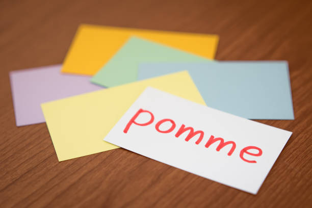 istock French; Learning New Language with the Flaish Card (Translation; Apple) 853364634
