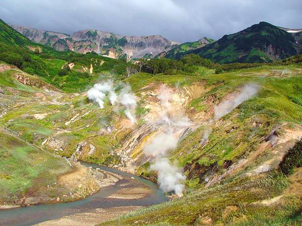 istock Valley of geysers Russia 853364732