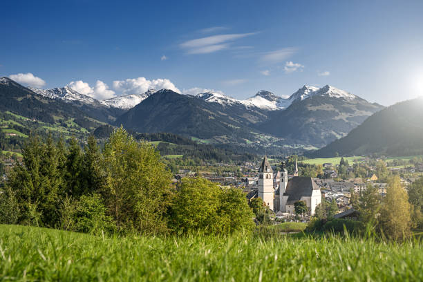 Cityscape of Kitzbuhel, Austria