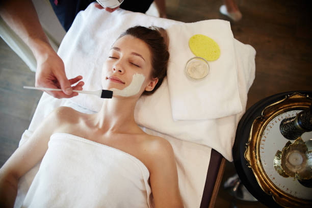 istock Woman Enjoying Face SPA 853369764