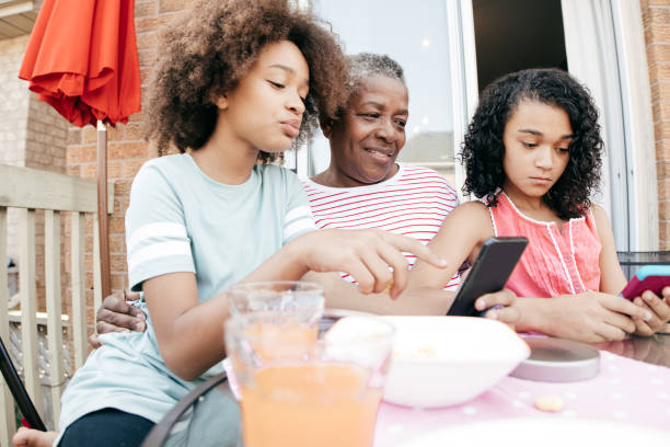 istock Grandmother and social media 853375318