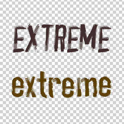 Extrem Lettering Extreme Lettering Image Stock Illustration - Download Image Now - 4x4 ...