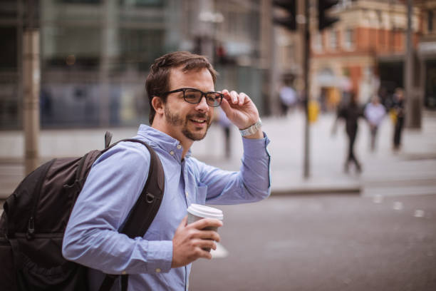 istock Drinking coffee on the street 853389938