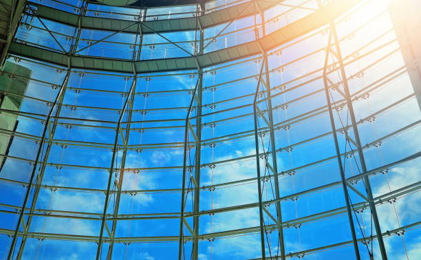 istock Airport terminal at sunset 853391640