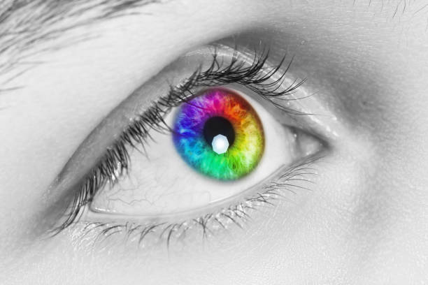 istock Close up of a man eyes, macro 853395266