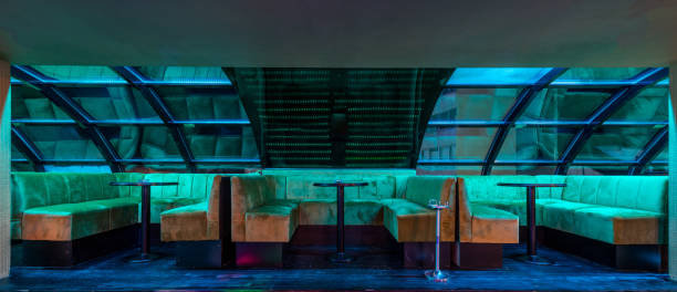 istock Luxury interior of caffee bar or discotheque 853396202