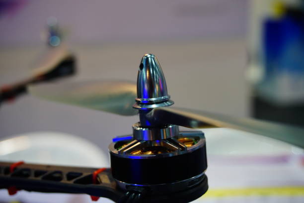 istock Close-up of Rotor drones. Drone motor 853401374