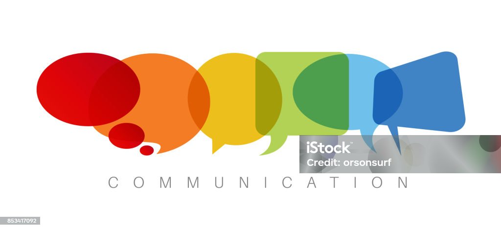 Communication concept illustration Vector abstract Communication concept illustration Communication stock vector