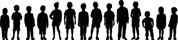 dzieci - child little boys isolated standing stock illustrations