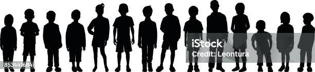 Children Stock Illustration - Download Image Now - Child, In Silhouette, Offspring