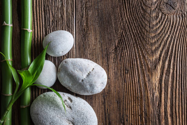 istock zen balance stones and bamboo plant 853457550