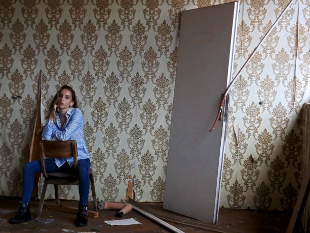 istock Girl is riding chair 853467682