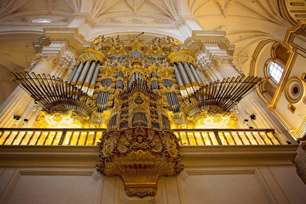 istock Interior decorations of Granada Royal Cathedral 853468794