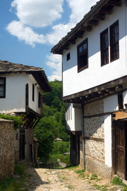 istock Old stone Bulgarian houses 853479216