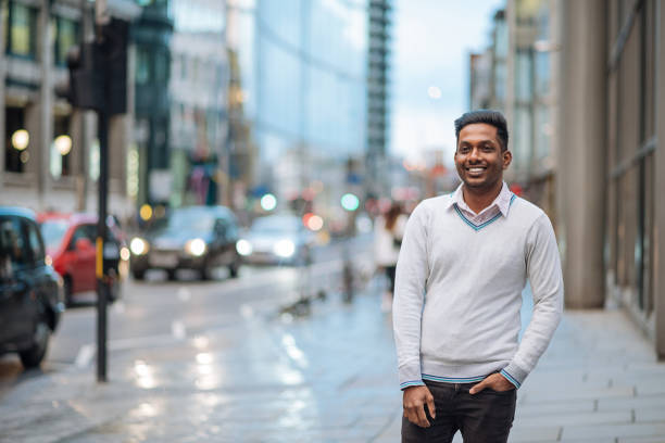 istock Indian young man in London. 853537186