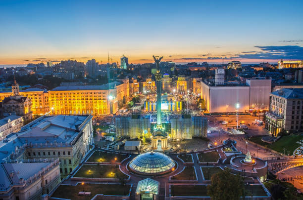 istock View of Independence Square (Maidan Nezalezhnosti) in Kiev, Ukraine 853592356
