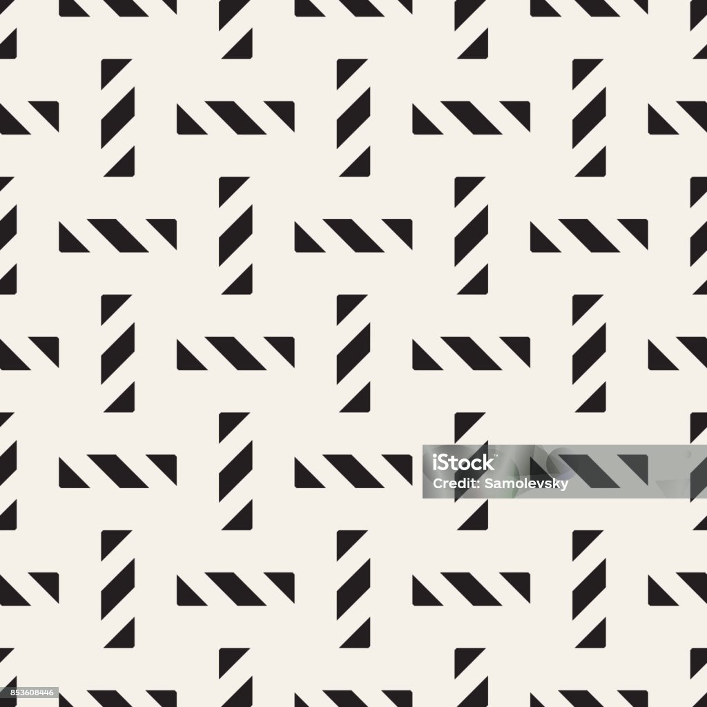 Crosshatch Vector Seamless Geometric Pattern Crossed Graphic Rectangles ...