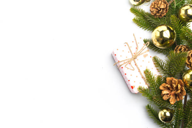 istock christmas gift presents in decorative boxes white background 853621614