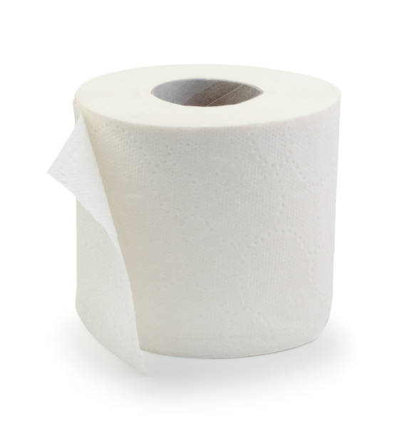 gulungan kertas toilet terisolasi - tisu toilet foto potret stok, foto, & gambar bebas royalti