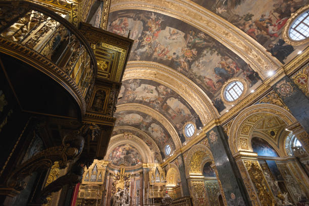 バレッタ大聖堂 - イムディーナ ストックフォトと画像