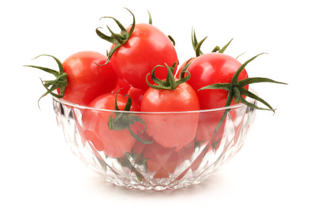 istock Pile of cherry tomatoes   isolated on the white background 853634956