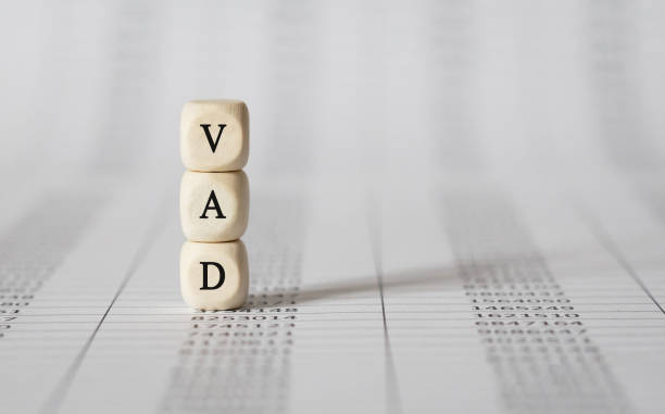 istock Word VAD made with wood building blocks 853652498