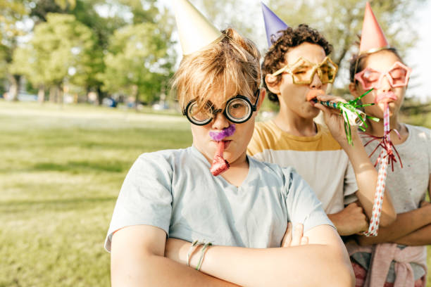 istock Kids having fun on birthday party 853652666