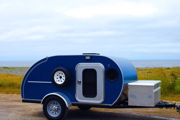 istock Teardrop trailer along Oregon Coast 853677768