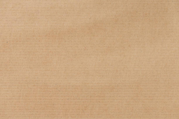 brązowy paski recyklingu tekstury papieru do owijania. papier kraftowy - paper brown paper textured striped zdjęcia i obrazy z banku zdjęć