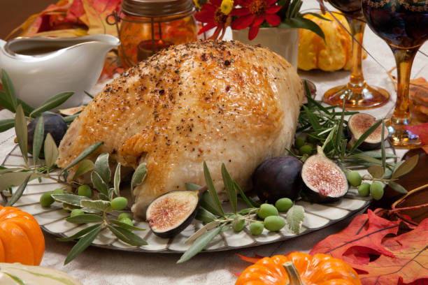 istock Mediterranean Style Whole Roasted Turkey Breast 853692326