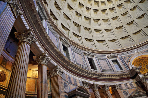 istock Interior of roman Pantheon temple 853704748