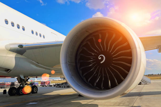 istock Upcoming vacation, plane waiting for passengers 853708434