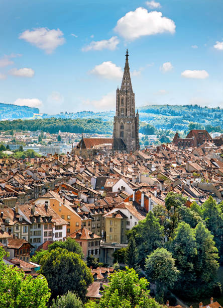 istock Panoramic view of Berne city, Switzerland 853731880