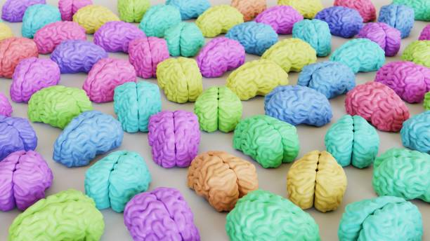 istock Packed Arrays of Brightly Variously Colored Brains 853732468