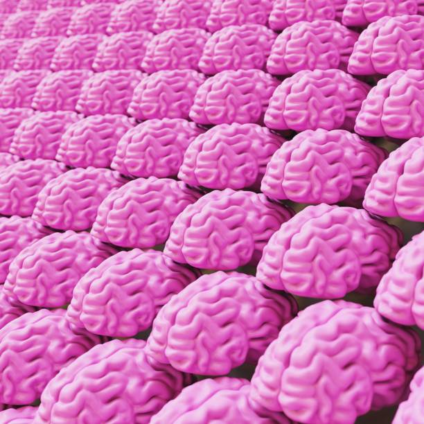 istock Huge Surface of Layered Lines of Soft Pink Brains 853745528