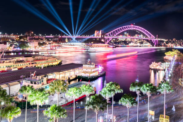 istock Vivid Sydney - Circular Quay 853749658