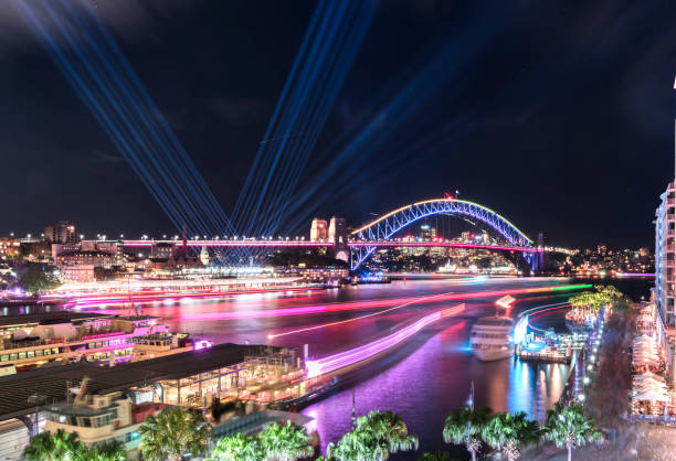 istock Vivid Sydney - Circular Quay 853749718