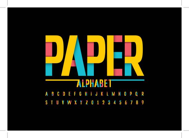 Papercut Letters Abc 2,300+ Papercut Alphabet Stock Illustrations, Royalty-Free Vector ...