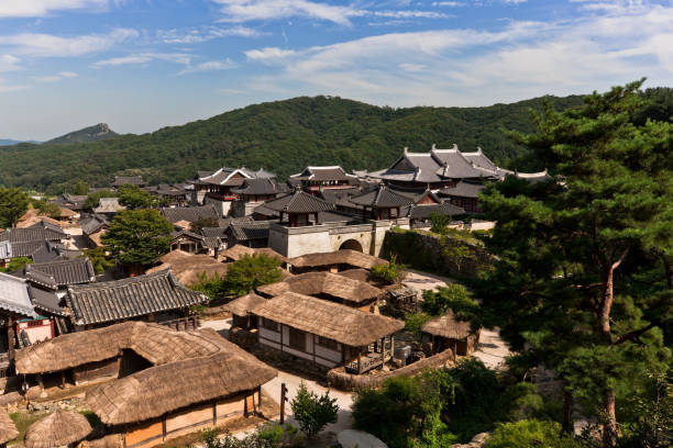 istock Traditional Korean house 853757810