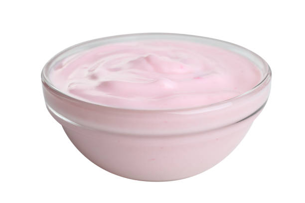 istock Strawberry yogurt in a bowl 853780598