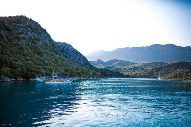 Holiday city Kekova Holiday city Kekova, Antalya, Turkey. kekova stock pictures, royalty-free photos & images