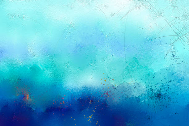 istock Abstract colorful oil painting on canvas texture 853796874